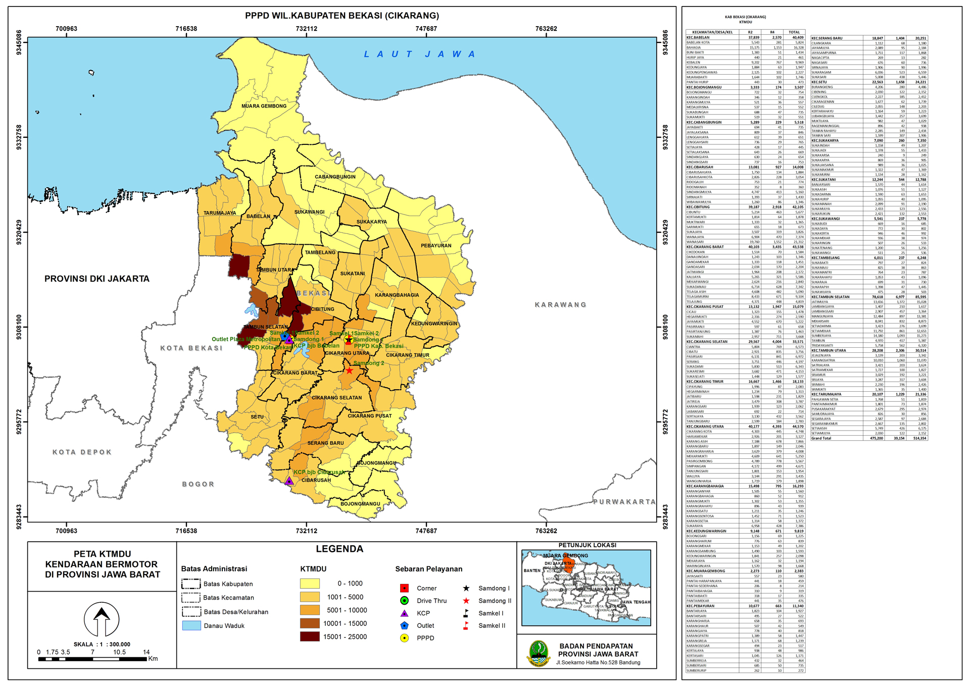 Peta Wilayah Bekasi Infografis Rencana Tata Ruang Dan Wilayah Rtrw