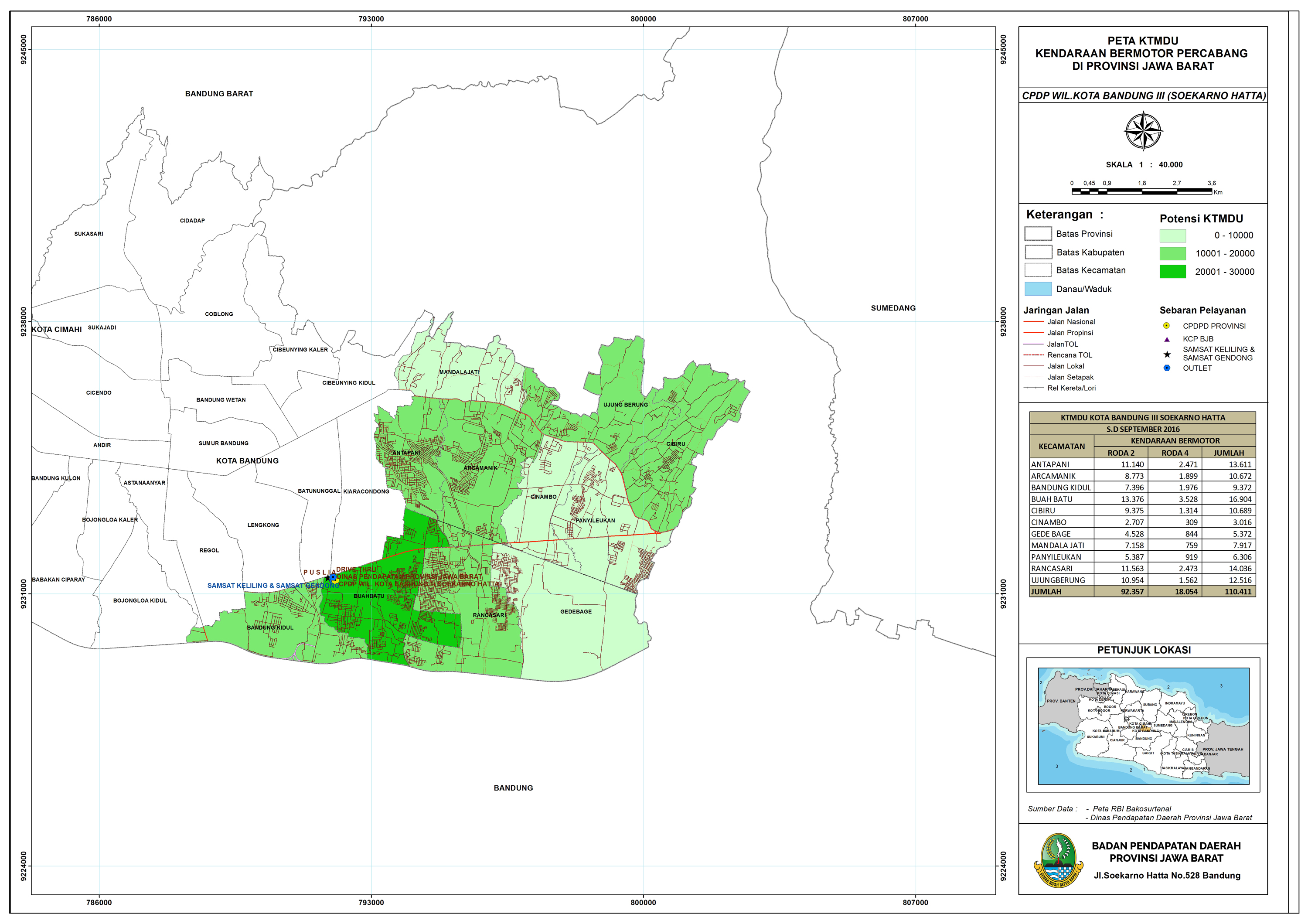 Software Peta Kota Bandung Bereich