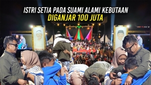 KESETIAAN ISTRI PADA SUAMI YANG ALAMI KEBUTAAN DIGANJAR 100 JUTA