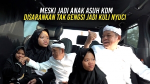 MESKI JADI ANAK ASUH – KDM SARANKAN PURWANTI TAK GENGSI MAU JADI KULI NYUCI