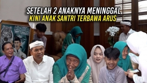 SETELAH 2 ANAKNYA MENINGGAL – KINI ANAK SANTRI TERBAWA ARUS | PELUKIS PUN MENANGISI KDM