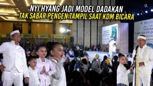 JADI MODEL DADAKAN – NYI HYANG TAK SABAR PENGEN TAMPIL SAAT KDM BICARA
