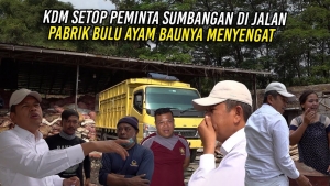 SETOP MINTA SUMBANGAN DI JALAN | PABRIK BULU AYAM BAUNYA MENYENGAT | INI TINDAKAN KDM