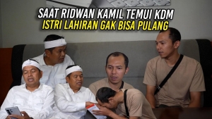 SAAT RIDWAN KAMIL TEMUI KDM | ISTRI LAHIRAN NGGAK BISA PULANG