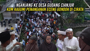 NGANJANG KE DESA GUDANG CIANJUR – KDM DISERBU WARGA | KAGUMI PENANGANAN ECENG GONDOK DI CIRATA