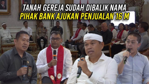 TANAH GEREJA KINI SUDAH DIBALIK NAMA | PIHAK BANK AJUKAN TAWARAN PENJUALAN 16 M