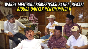 WARGA MENGADU KOMPENSASI BANGLI SRIMUKTI BEKASI | DIDUGA BANYAK PENYIMPANGAN