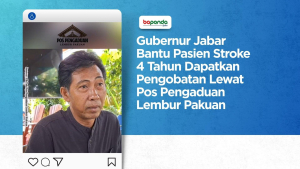 Gubernur Jabar Bantu Pasien Stroke 4 Tahun Dapatkan Pengobatan Lewat Pos Pengaduan Lembur Pakuan