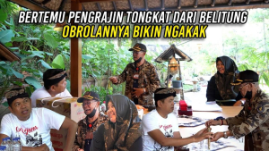 BERTEMU PENGRAJIN TONGKAT DARI BELITUNG | OBROLANNYA BIKIN NGAKAK
