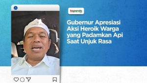 Gubernur Apresiasi Aksi Heroik Warga yang Padamkan Api Saat Unjuk Rasa