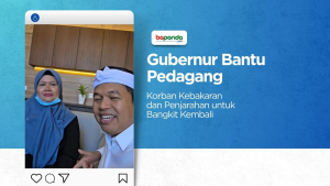 Gubernur Bantu Pedagang Korban Kebakaran dan Penjarahan untuk Bangkit Kembali