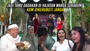 JADI TAMU DADAKAN DI HAJATAN WARGA SUKABUMI | KDM DIKERUBUTI JANDA
