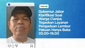 Gubernur Jabar Klarifikasi Soal Warga Cianjur, Tegaskan Layanan Pengaduan Lembur Pakuan Hanya Buka 05.00–19.00