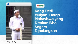 Kang Dedi Mulyadi Harap Mahasiswa yang Ditahan Bisa Segera Dipulangkan