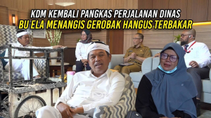 DEDI MULYADI TEMUI BU ELA, BERIKAN MODAL DAN UANG SEWA RUMAH SETELAH GEROBAK MIE AYAM HANGUS TERBAKAR