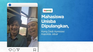 Mahasiswa Unisba Dipulangkan, Kang Dedi Apresiasi Kapolda Jabar