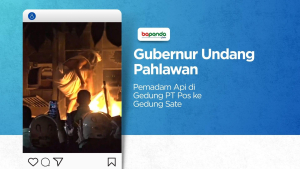 Gubernur Undang Pahlawan Pemadam Api di Gedung PT Pos ke Gedung Sate