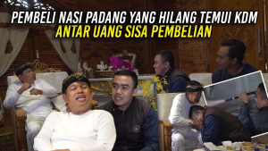 PEMBELI NASI PADANG YANG HILANG TEMUI KDM | ANTAR UANG SISA PEMBELIAN