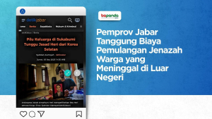 Pemprov Jabar Tanggung Biaya Pemulangan Jenazah Warga yang Meninggal di Luar Negeri