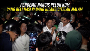 PENDEMO NANGIS PELUK KDM | YANG BELI NASI PADANG HILANG DITELAN MALAM