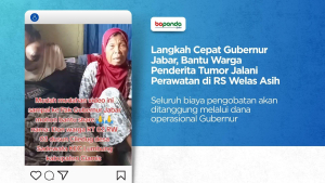 Langkah Cepat Gubernur Jabar, Bantu Warga Penderita Tumor Jalani Perawatan di RS Welas Asih
