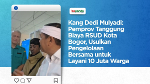 Kang Dedi Mulyadi: Pemprov Tanggung Biaya RSUD Kota Bogor, Usulkan Pengelolaan Bersama untuk Layani 10 Juta Warga