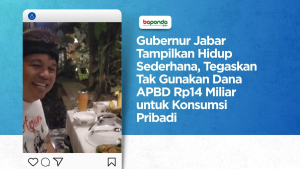 Gubernur Jabar Tampilkan Hidup Sederhana, Tegaskan Tak Gunakan Dana APBD Rp14 Miliar untuk Konsumsi Pribadi