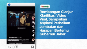 Rombongan Cianjur Klarifikasi Video Viral, Sampaikan Aspirasi Perbaikan Jembatan dan Harapan Bertemu Gubernur Jabar
