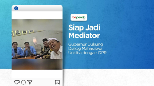 Gubernur Dukung Dialog Mahasiswa Unisba dengan DPR, Siap Jadi Mediator