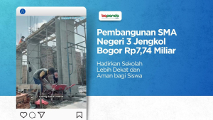 Pembangunan SMA Negeri 3 Jengkol Bogor Rp7,74 Miliar, Hadirkan Sekolah Lebih Dekat dan Aman bagi Siswa