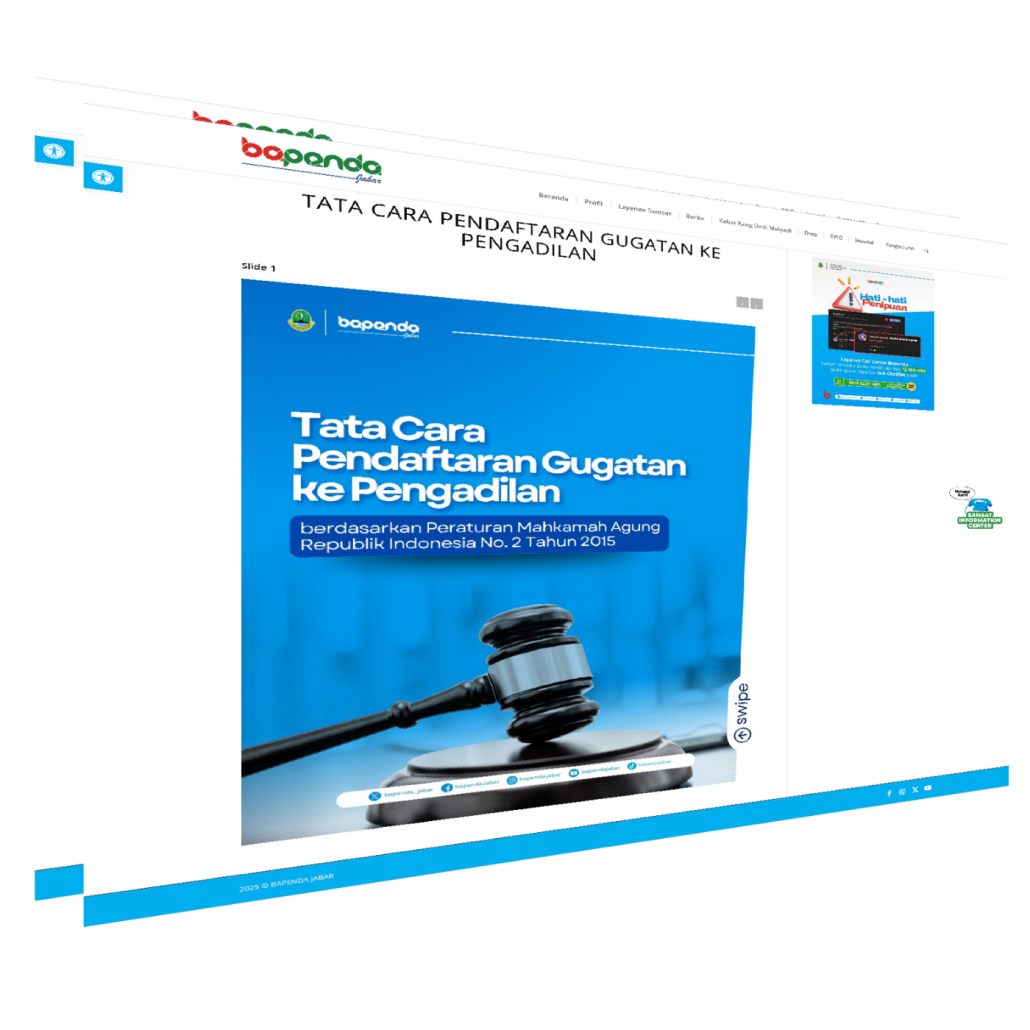 tata cara pengaduan ke pengadilan