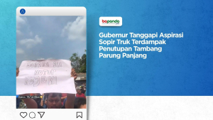 Gubernur Tanggapi Aspirasi Sopir Truk Terdampak Penutupan Tambang Parung Panjang