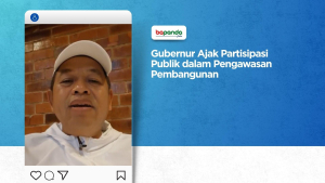 Gubernur Ajak Partisipasi Publik dalam Pengawasan Pembangunan