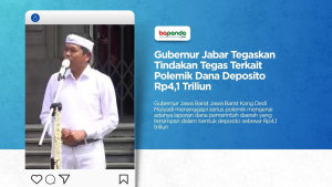Gubernur Jabar Tegaskan Tindakan Tegas Terkait Polemik Dana Deposito Rp4,1 Triliun