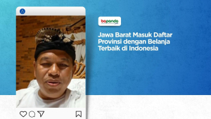 Jawa Barat Masuk Daftar Provinsi dengan Belanja Terbaik di Indonesia