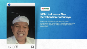 KDM: Indonesia Bisa Bertahan karena Budaya