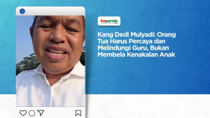 Kang Dedi Mulyadi: Orang Tua Harus Percaya dan Melindungi Guru, Bukan Membela Kenakalan Anak