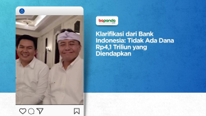 Klarifikasi dari Bank Indonesia: Tidak Ada Dana Rp4,1 Triliun yang Diendapkan