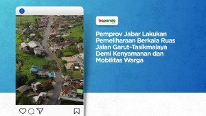 Pemprov Jabar Lakukan Pemeliharaan Berkala Ruas Jalan Garut–Tasikmalaya Demi Kenyamanan dan Mobilitas Warga