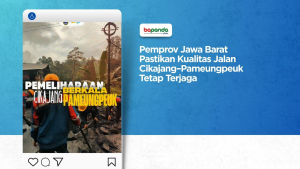 Pemprov Jawa Barat Pastikan Kualitas Jalan Cikajang–Pameungpeuk Tetap Terjaga