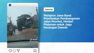 Pemprov Jawa Barat Prioritaskan Pembangunan Jalan Provinsi, Hindari Pinjaman untuk Jaga Keuangan Daerah