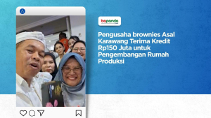 Pengusaha Brownies Asal Karawang Terima Kredit Rp150 Juta untuk Pengembangan Rumah Produksi