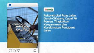 Rekonstruksi Ruas Jalan Garut-CiKajang Capai 76 Persen, Tingkatkan Kenyamanan dan Keselamatan Pengguna Jalan