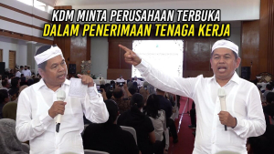KDM MINTA PERUSAHAAN TERBUKA DALAM PENERIMAAN TENAGA KERJA
