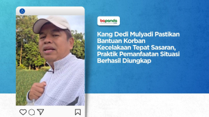 Kang Dedi Mulyadi Pastikan Bantuan Korban Kecelakaan Tepat Sasaran, Praktik Pemanfaatan Situasi Berhasil Diungkap
