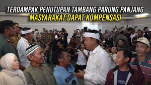 MASYARAKAT TERDAMPAK PENUTUPAN TAMBANG PARUNG PANJANG DAPAT KOMPENSASI