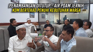 Penambangan Ditutup – Air PDAM Jernih | KDM Bertekad Penuhi Kebutuhan Warga