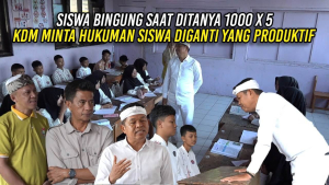 SISWA BINGUNG SAAT DITANYA 1000 x 5 | KDM MINTA HUKUMAN SISWA DIGANTI YANG PRODUKTIF