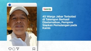 45 Warga Jabar Terisolasi di Takengon Berhasil Diselamatkan, Pemprov Siapkan Pemulangan pada Kamis
