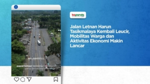 Jalan Letnan Harun Tasikmalaya Kembali Leucir, Mobilitas Warga dan Aktivitas Ekonomi Makin Lancar